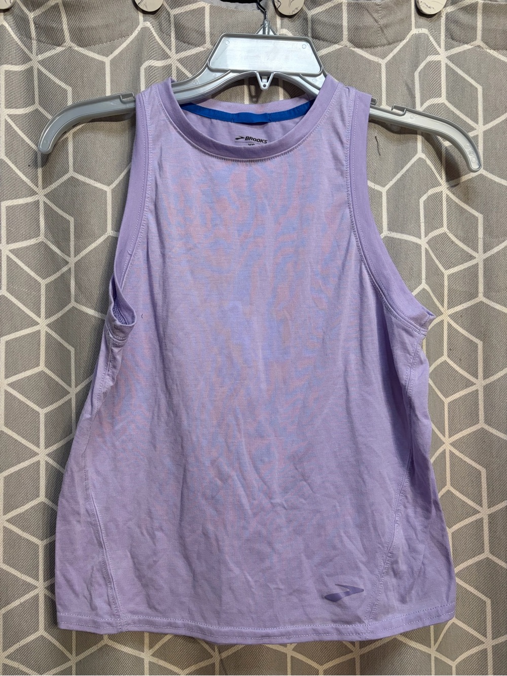 Brooks Lavender Sleeveless Athletic Tank Top for Women